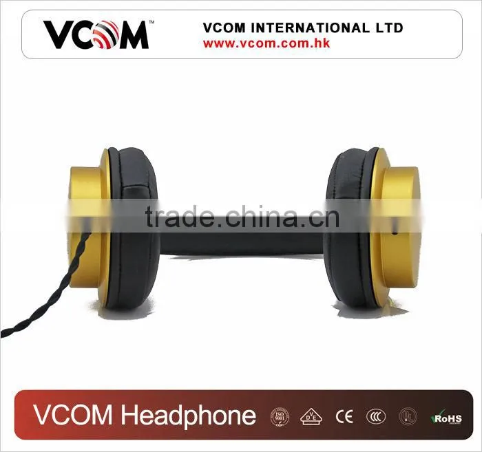 VCOM Metal Shell Classic DJ Headphones for Music with Super Bass Sound