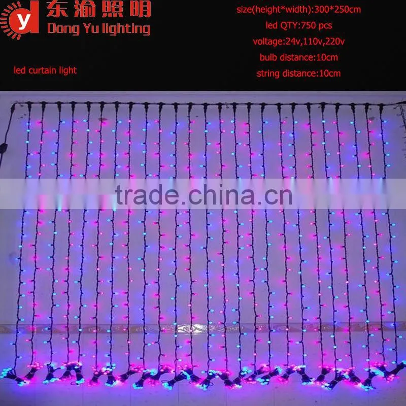 beautiful 10m 100LED maple leaf shape decoration rope light