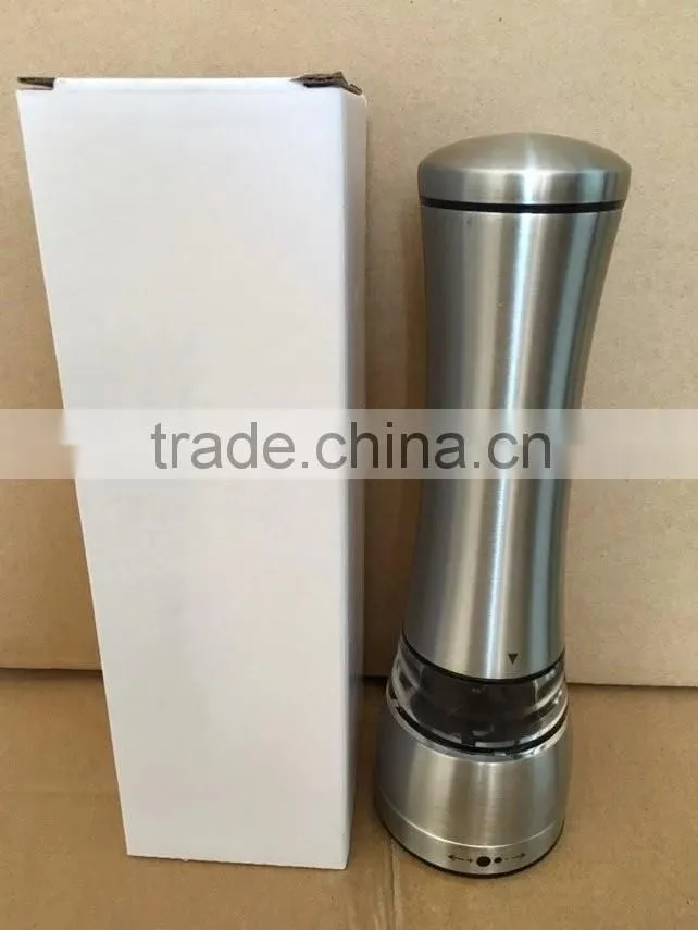 EC026AM stainless steel salt and pepper grinder set,salt and pepper mill