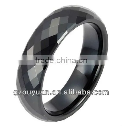 Beautiful 18K 24K Gold plated Tungsten Carbide weddings ring