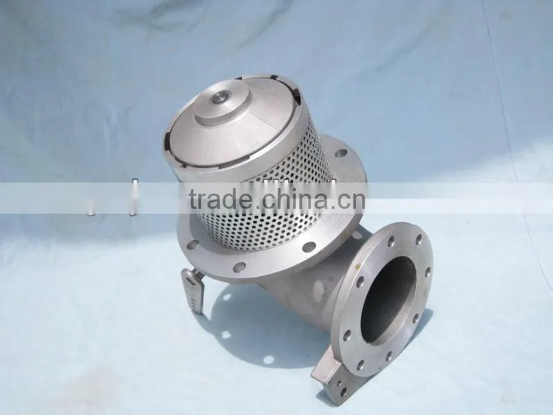 4" Square flange for bottom valve