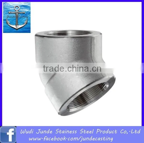 Stainless Steel 90 degree Rectangular Base Fitting