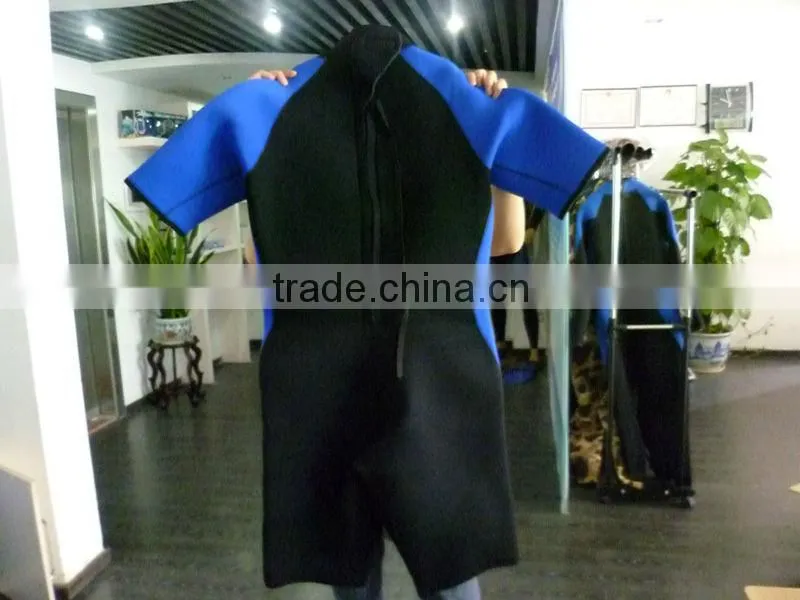 hot selling short sleeves and short pants men scuba diving wetsuit WS02