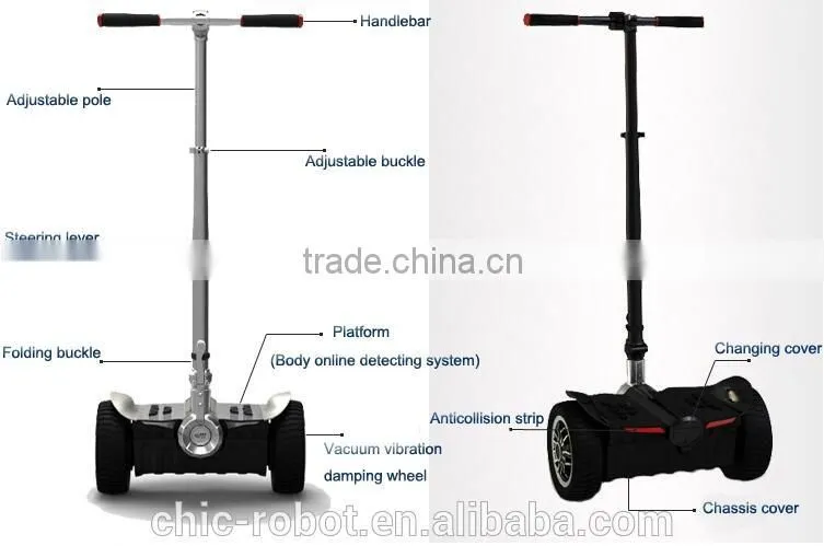 electronic component china wholesale CHIC LS two wheel stand up electric scooter