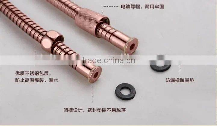 Bath shower accessory stainless steel SUS 304 water shower hose