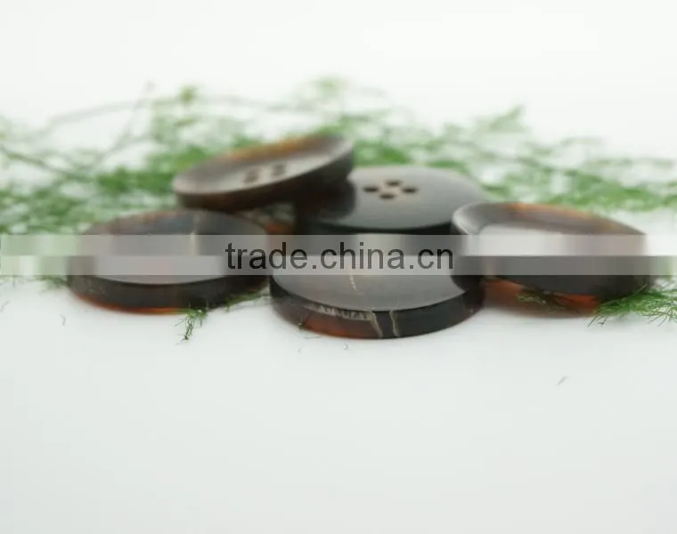 Natural Brown Horn Buttons
