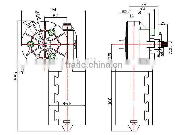 Universal High Quality Windscreen Wiper Motor Factory