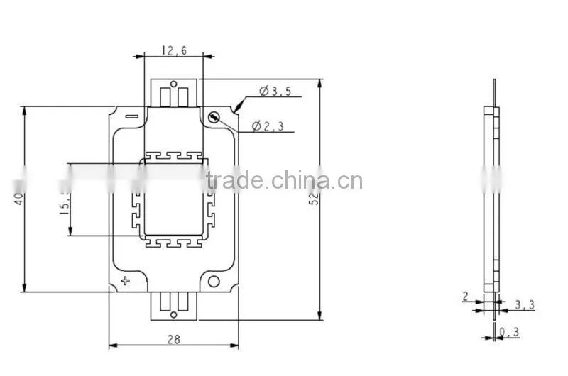integrated package 20w High Power LED