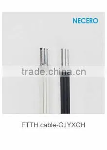 1-2-4Core G657A FTTH Indoor Fiber Optical Cable