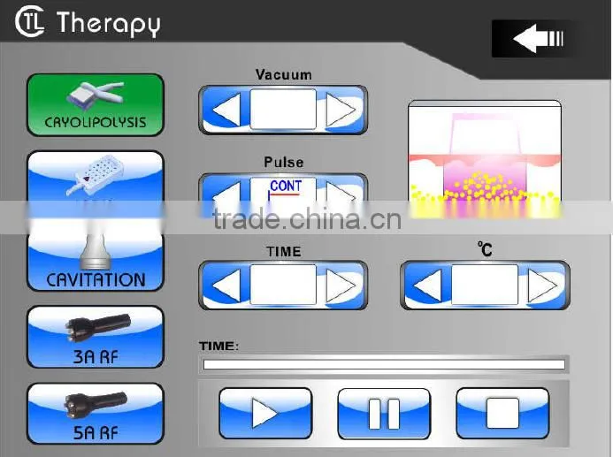 Dual cryotheapy freezing slimming machine cavitaion rf body shaping salon device