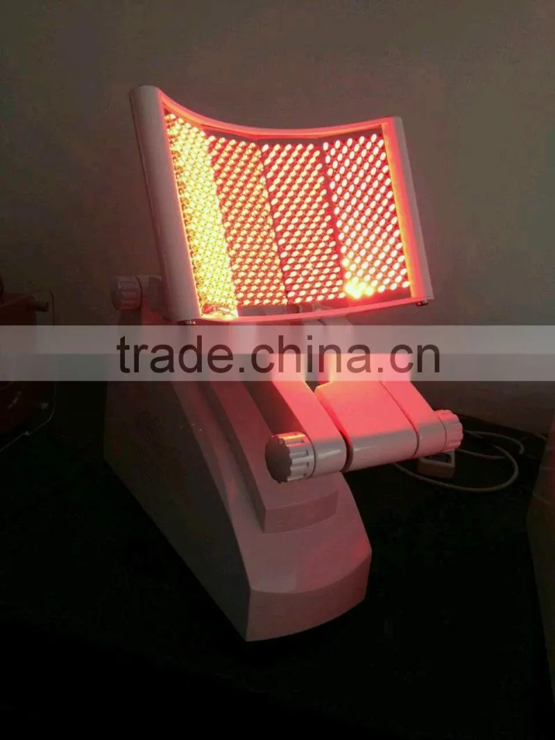Led and infrared light therapy machine for face care