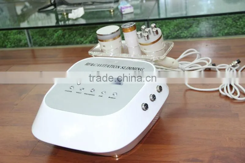 The most POPULAR home use 5mhz multipolar radio frequency rf slimming ultrasonic cavitation machine