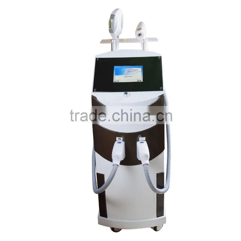 Multifunctional beauty equipment! Yag laser tattoo removal/ipl laser hair removal/rf face lifting machine