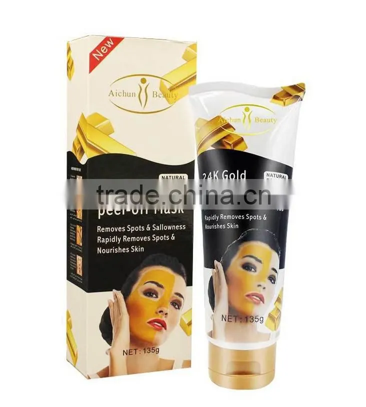 Best Selling Blackhead 24K Gold Peel-Off Mask For Acne and Spots