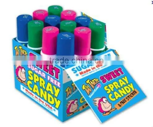 Delicious acid spray candy
