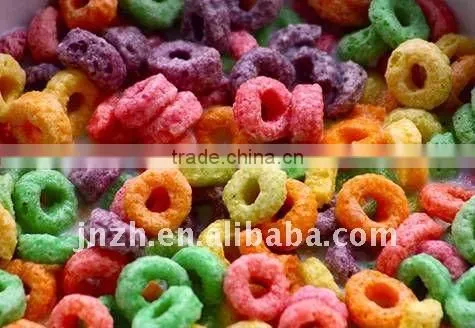 production line of corn flakes