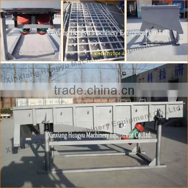 Linear vibrating sieve shaker machine sand filter with large capacity