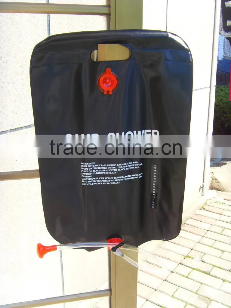NEW useful traver tool solar heating bag 20L camp shower