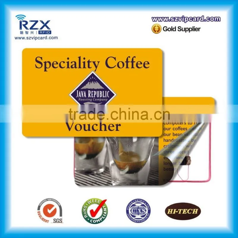 Printable 13.56MHz plastic PVC access control card