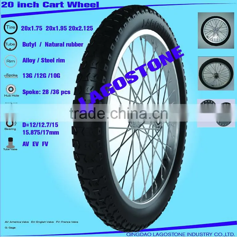 20x1.75 cart wheel