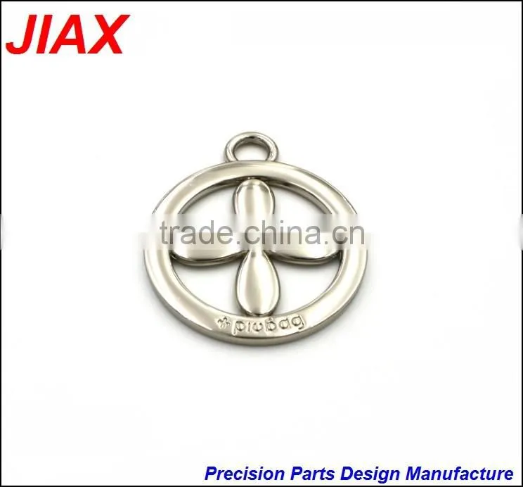 custom metal logo small for hand bags