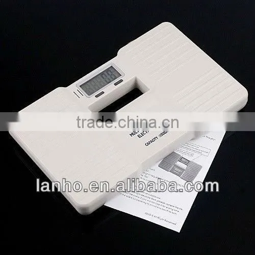 Digital Bathroom Body Fat Scale 150*0.1KG/330*0.2LB Wh