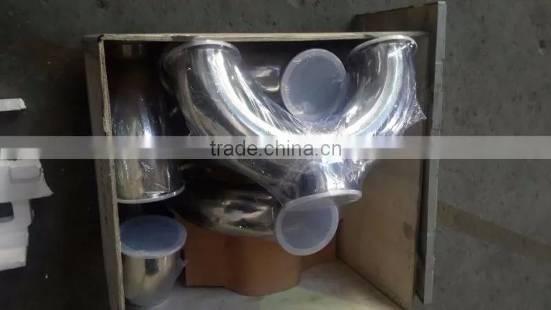 stainless steel clamped U type tee