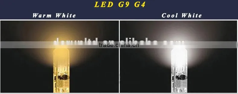 G4 SMD 2W Led Lamp 12V 2700K 4200K 6500K with CE ROHS