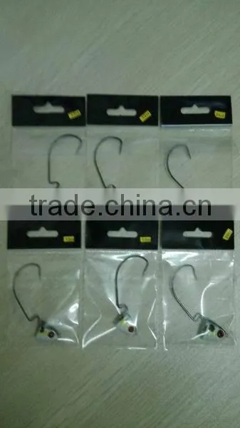 Fish Head White Tungsten Living Wiggly Jig