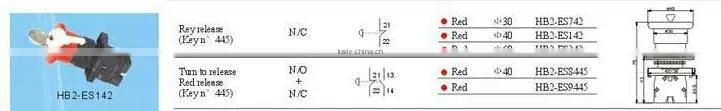 Wholesale Push Button Switch HB2-ES142 WITH HIGH QUALITY