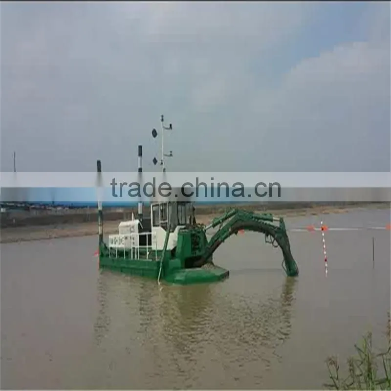 Watermaster with Excavator bucket and cutter head