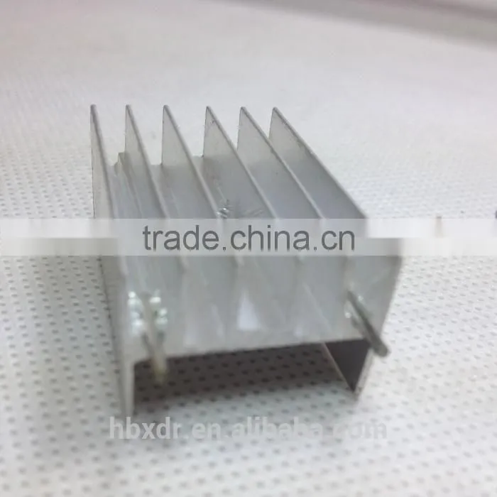 OEM manufacturing classical design mill finish extruded aluminum heatsink