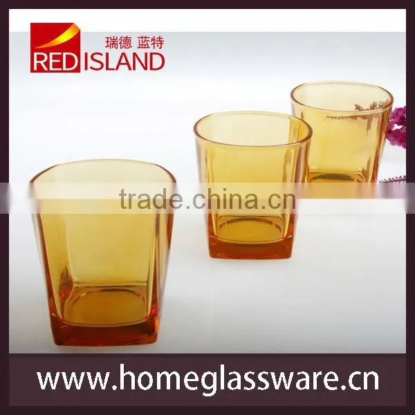 painted color tumbler glass beer cup