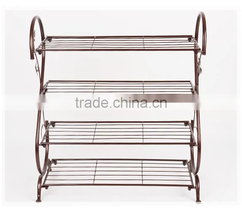Vivinature shoes store shelf and metal seating shoes furniture for lving room