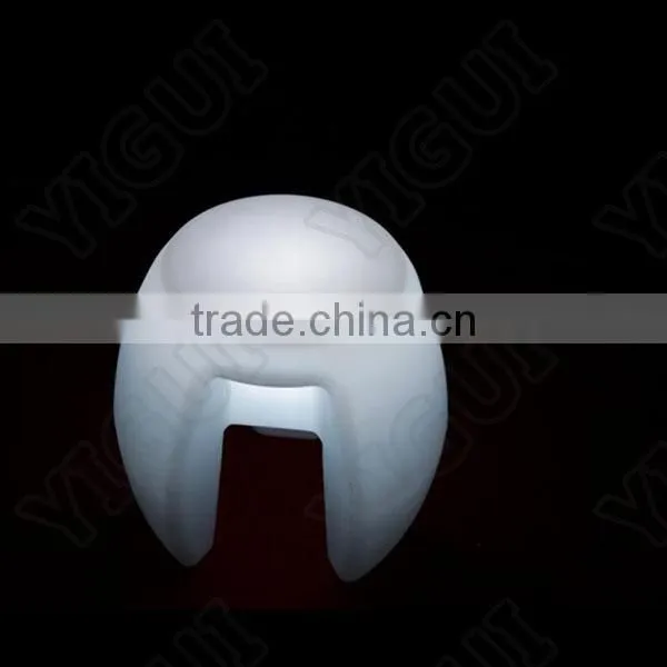 made in China bar stool Colorful plastic rechargeable led kitchen bar chair