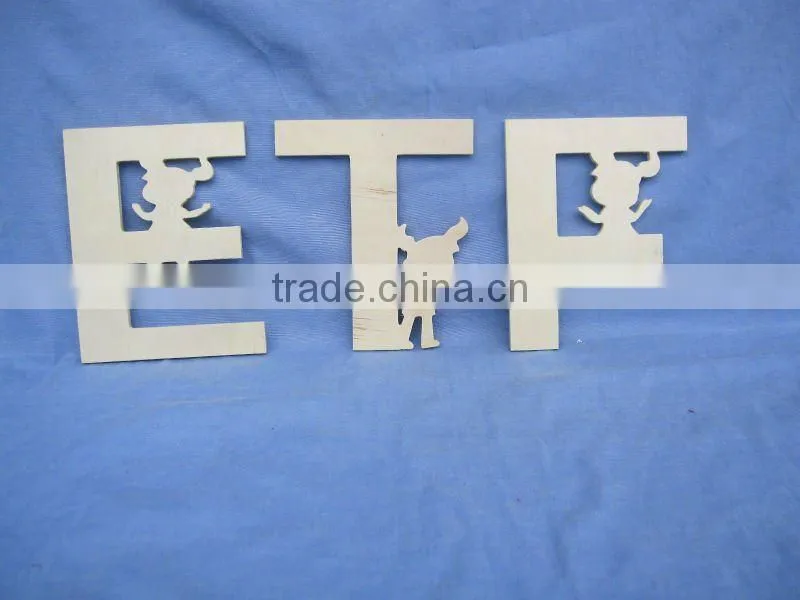 Prety Decorative Wooden alphabet Letters For Crafts