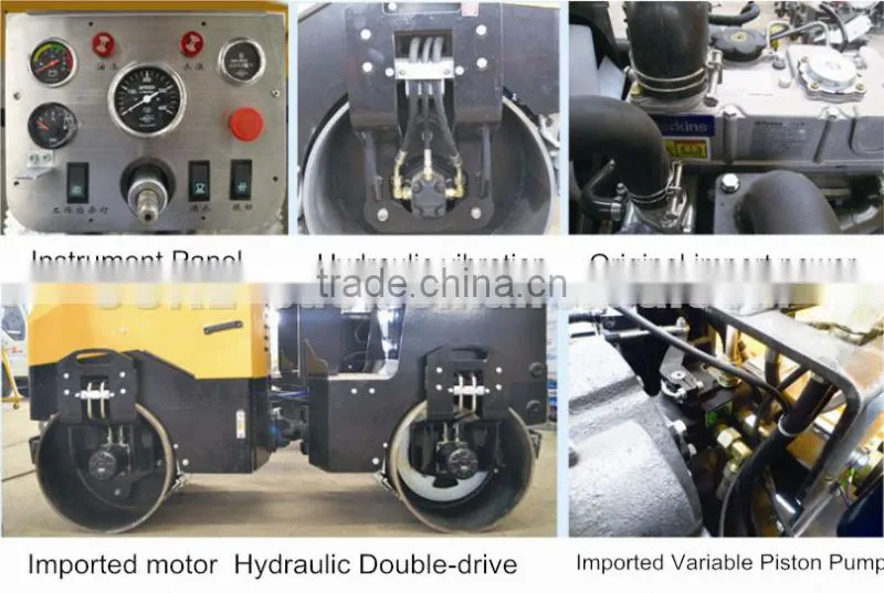 New design big pneumatic tyre road roller,hydraulic ride-on vibratory roller with low price