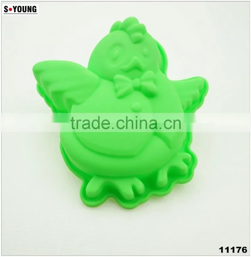 11181 Funny rabbit Shaped Silicone Cake Mold