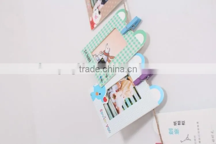 10pcs/set 3Inches Fancy Wall Hanging Baby Photo Picture Frame