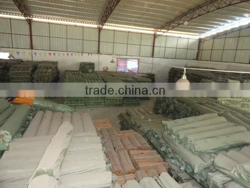 Short delivery day wooden handle for grass broom