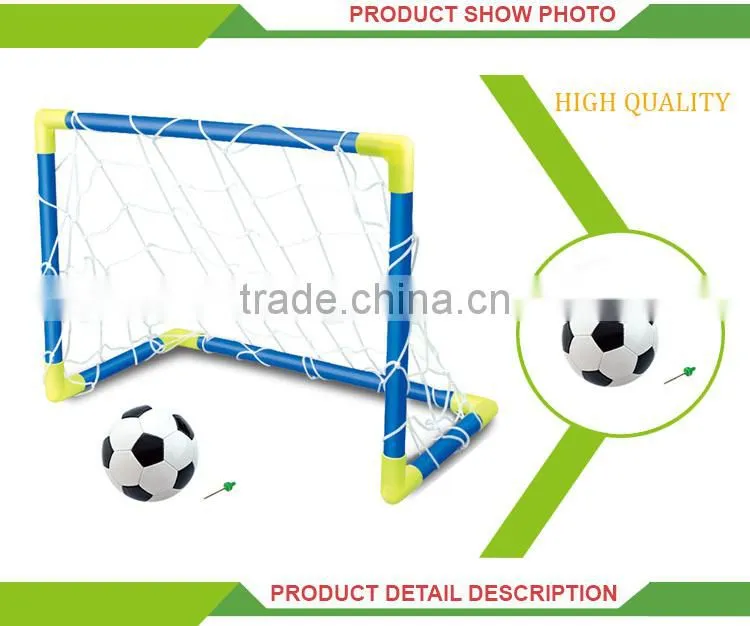 Hot sale kids play large inflation door toy plastic football players
