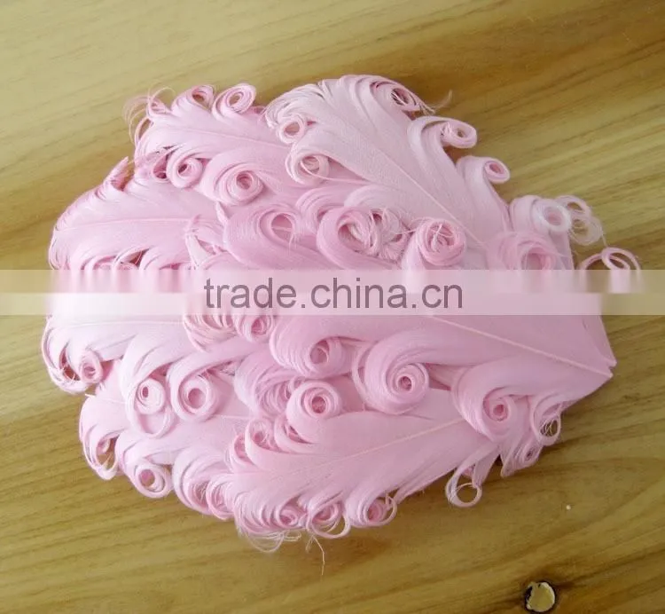 curly feather headband for kids hair accessories
