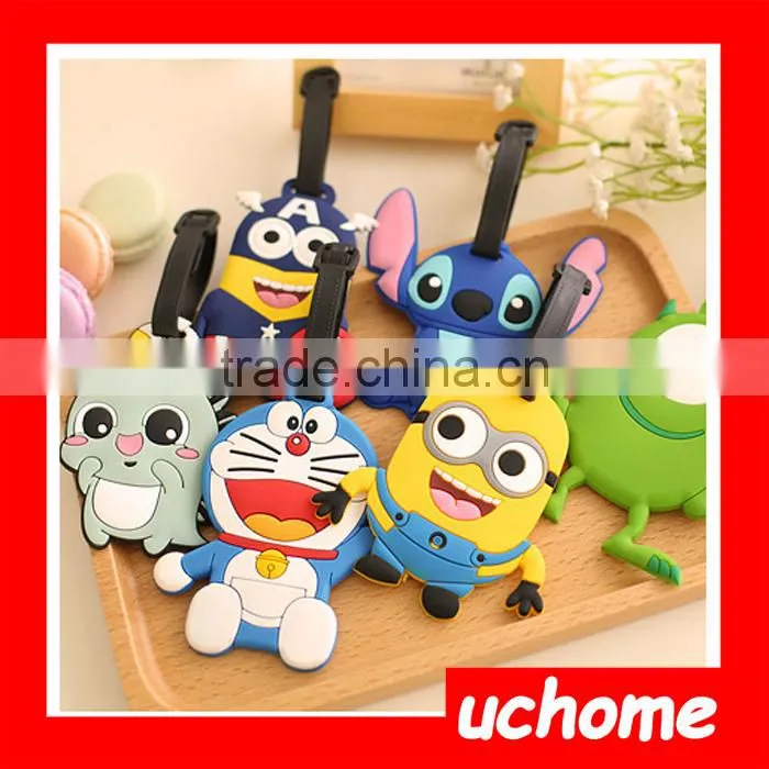 UCHOME Lovely Animal Cartoon Luggage Tag Different Shape Cute Luggage Tag
