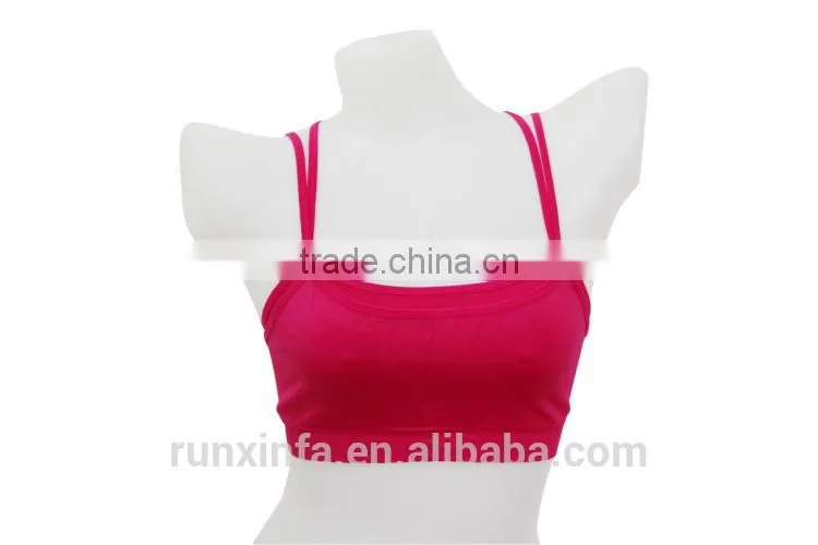 Red sexy sport bra/bra sport tank top