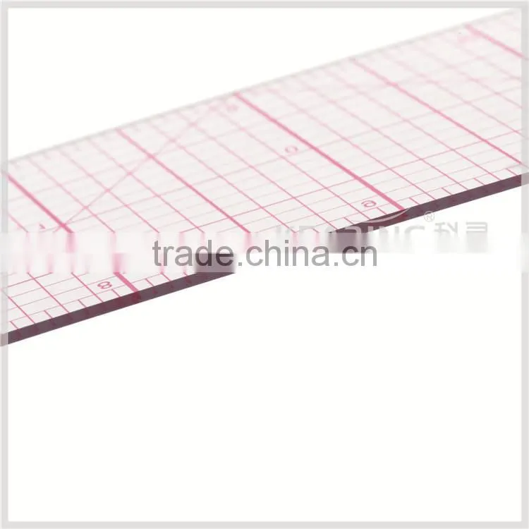 Kearing Super quality sandwich line printing flexible garment ruler for sewing students study using never paint-off 18"long#8085