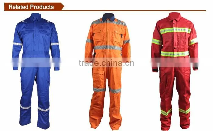 security coverall with FR reflective tapes