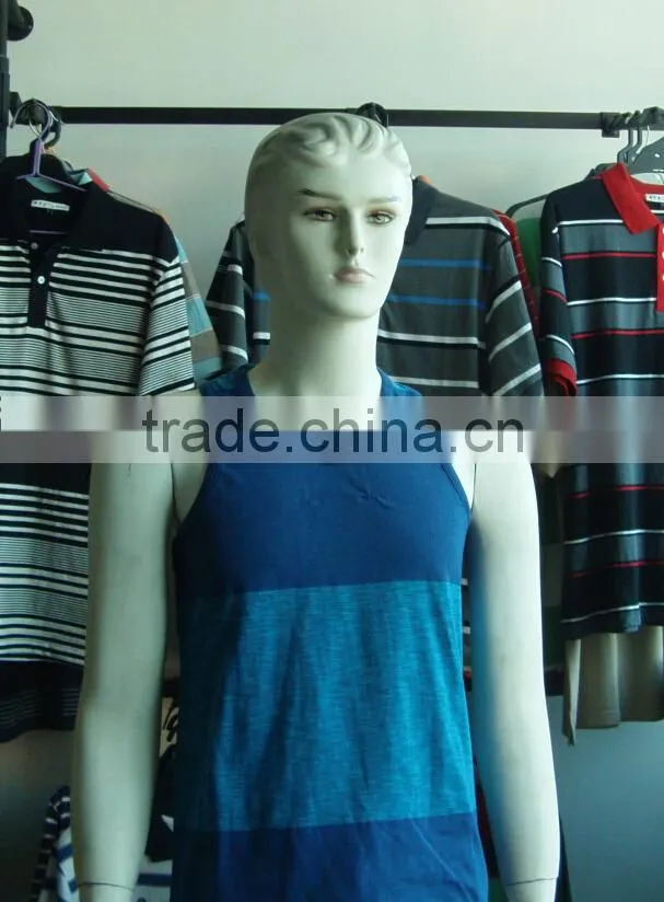factory men's tank top stripe made in china