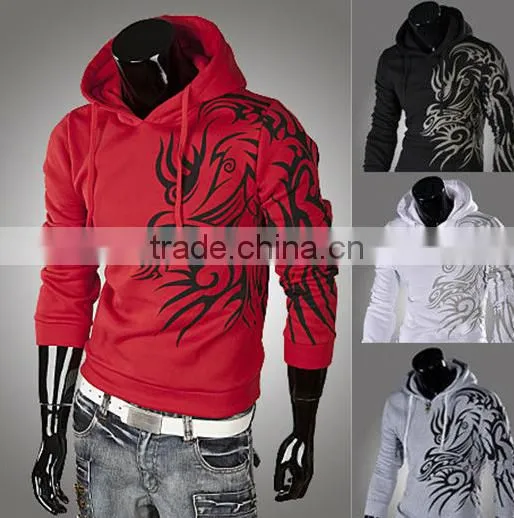 Men Warm Hoodie Hooded Long Sleeve Sweatshirt Tops Jacket Coat Outwear Sweater