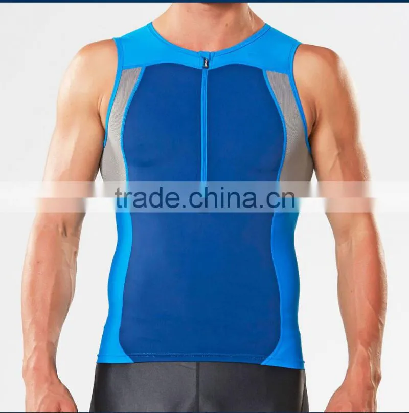 Factory Wholesale Sport Wear Men Fitness Gym Stringers Muscle Tank Tops