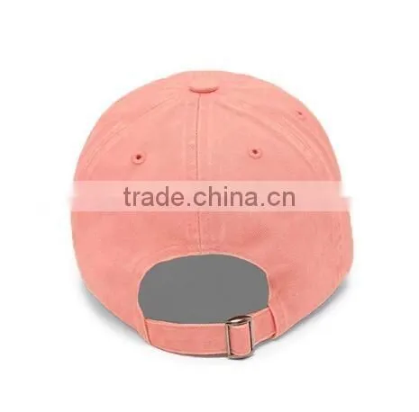 2017 Custom Made One Size to Fit All Acid Washed Plain Blank Dad Hat for Ladies